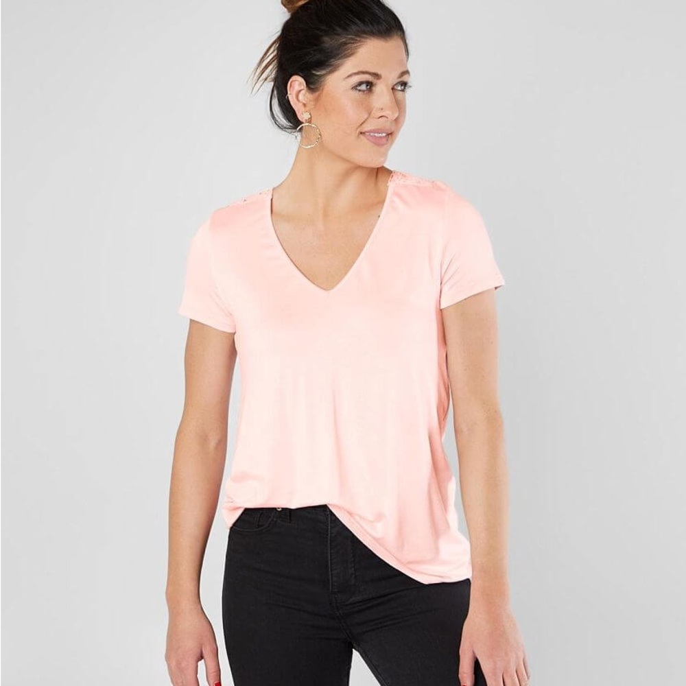 Daytrip Crochet V-Neck Top